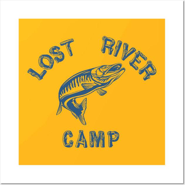 Lost River Camp 1978 Wall Art by MindsparkCreative